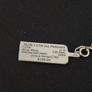 Silver White Pendant